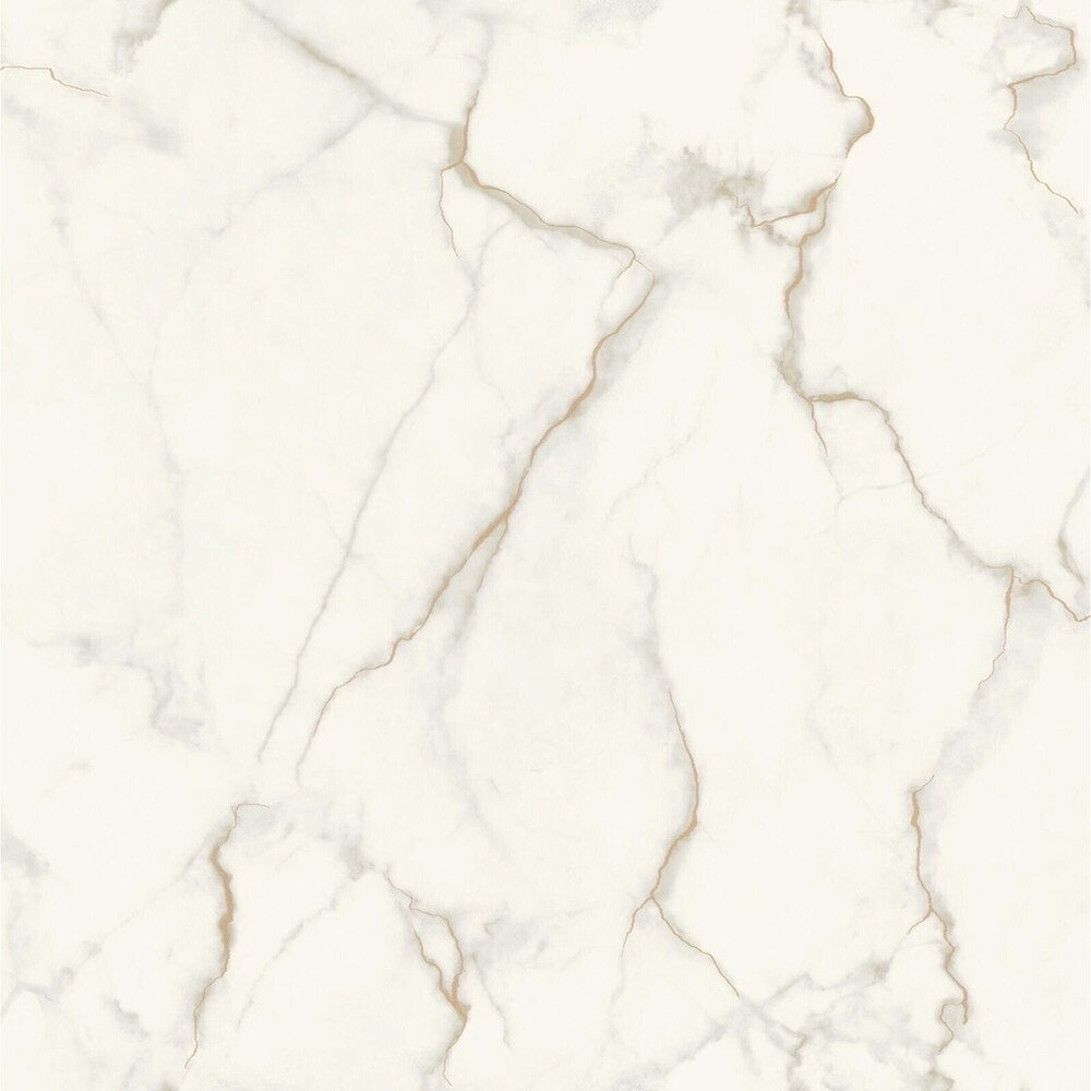 2 Rolls YORK Wallcoverings WALLPAPER Gilded Marble Grey Gold MM1757 56 SqFt Each